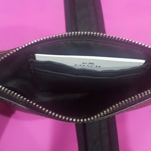 COACH Gold & Brown Monogram Wristlet - Picture 5 of 5